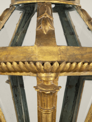 18th Century Tuscan Gilded Lantern