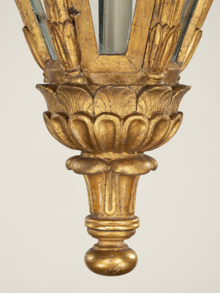 18th Century Tuscan Gilded Lantern