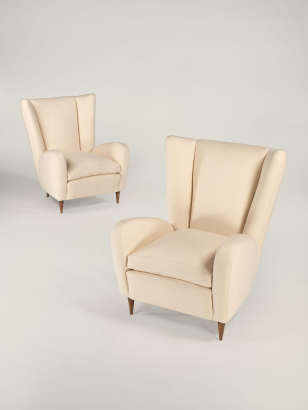 Pair of 'Hotel Bristol' Wingbacks by Paolo Buffa Pair of 'Hotel Bristol' Wingbacks by Paolo Buffa