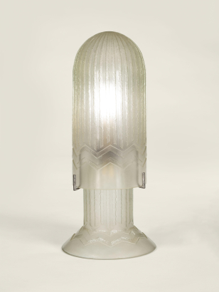 Large Art Deco Table Lamp by Daum Large Art Deco Table Lamp by Daum