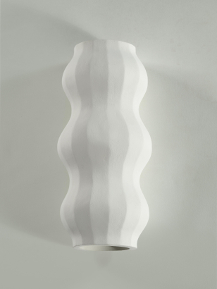 White 'Isamu' Wall Light - US wiring