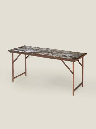 Industrial Trestle Table or Work Bench