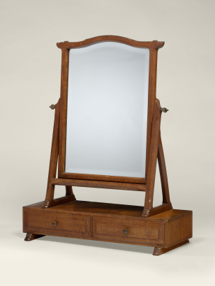 Large Cotswold School Dressing Table Mirror with Drawers