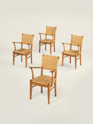 Set of Four 'Bridge' or 'Gaming' Armchairs Set of Four 'Bridge' or 'Gaming' Armchairs