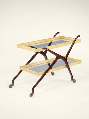 Purpleheart & Vellum Drinks Trolley