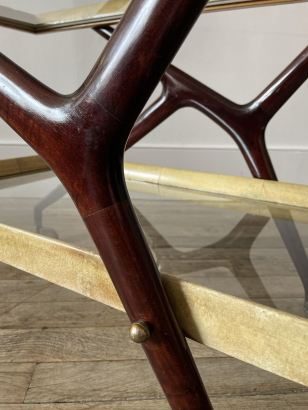 Purpleheart & Vellum Drinks Trolley