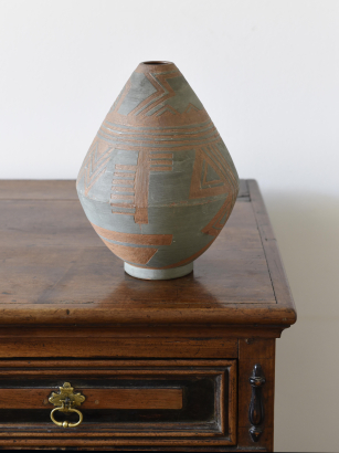 Art Deco Terracotta Vase