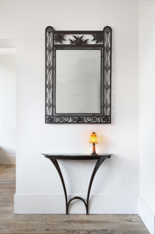 Art Deco Wrought Iron Mirror