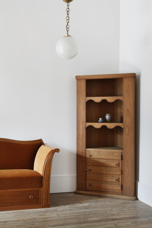 Rare Sandhamn Pine Corner Cabinet