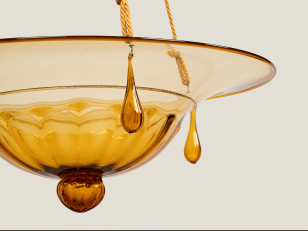 Amber Glass Plafonnier Amber Glass Plafonnier