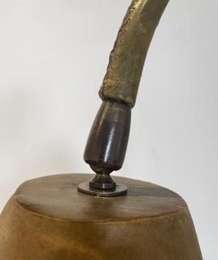 Stitched Leather Floor Lamp by Valentí