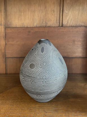 Stoneware Vase by Kitamura Junko Stoneware Vase by Kitamura Junko