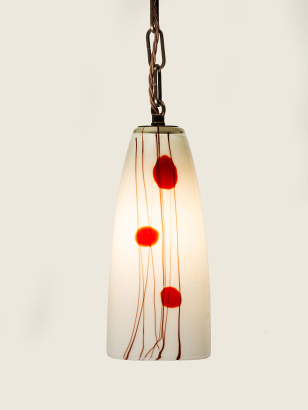 Set of Three 1970's Murano Pendants