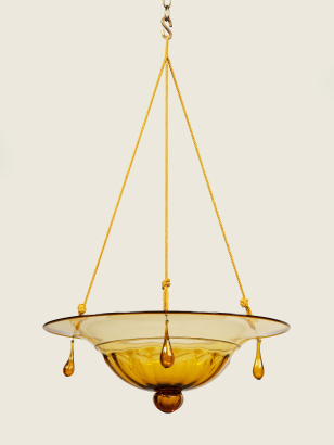 Amber Glass Plafonnier Amber Glass Plafonnier
