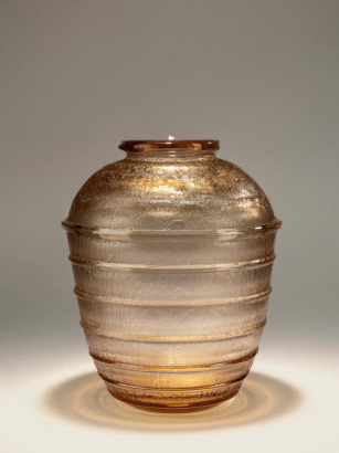 Art Deco Glass Vase by Daum Art Deco Glass Vase by Daum