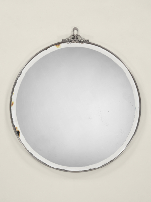 Art Nouveau Oval Mirror by Richard Riemerschmid Art Nouveau Oval Mirror by Richard Riemerschmid