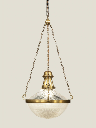 Early Holophane 'Blondel Stilletto' Pendant Light