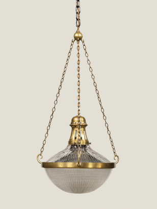 Early Holophane 'Blondel Stilletto' Pendant Light