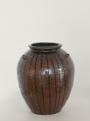 Large Tamba Ware vase