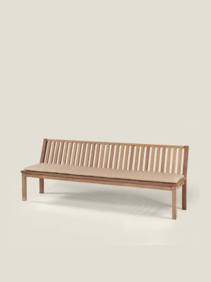 Large Squab Cushion for Slatted Bench