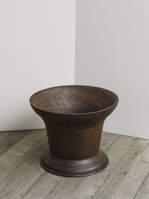 19th Century Cast Iron Mortar