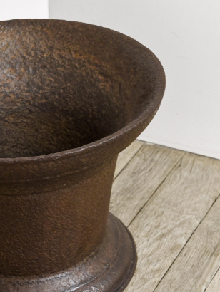 19th Century Cast Iron Mortar