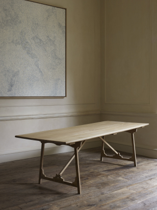 Folding 'Campaign' Refectory Table