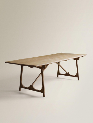 Folding 'Campaign' Refectory Table