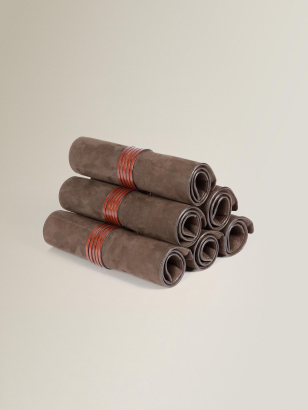 Nubuck Pen & Pencil Roll