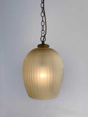 Citrine Glass Lantern 