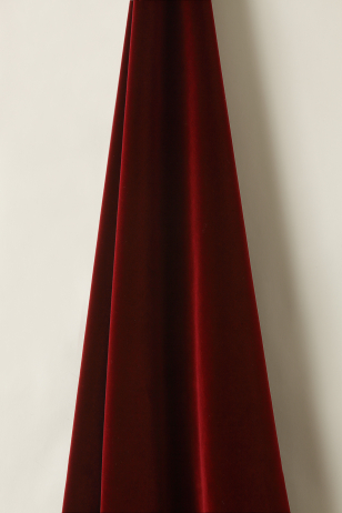 Cotton Velvet in Madder