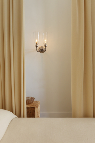 Curved Double Arm Wall Light