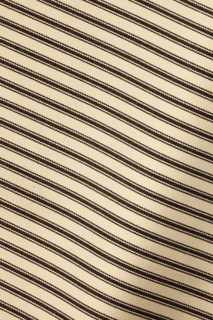 Cotton Ticking in Black