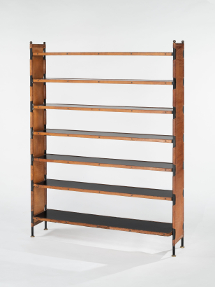 Stitched Leather Bookcase