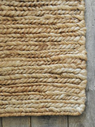Hand-woven Soumak Hemp Rug