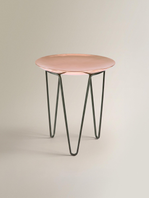 Copper Side Table