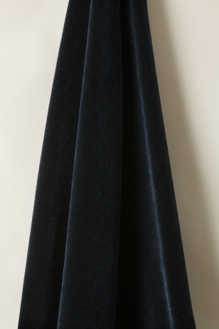 Mohair Velvet in Navy