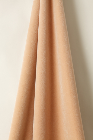 Mohair Velvet in Peach Melba