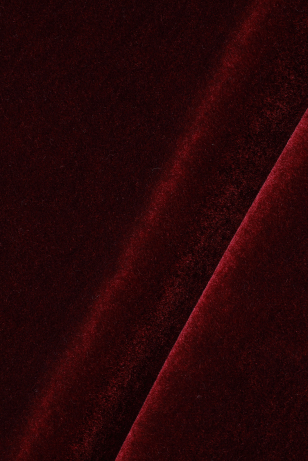 Mohair Velvet in Claret