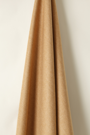 Light Weight Wool in Herringbone Toffee / Camel