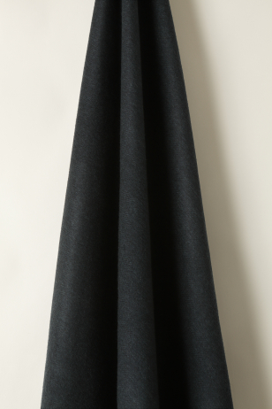 Light Weight Wool in Herringbone Navy / Midnight