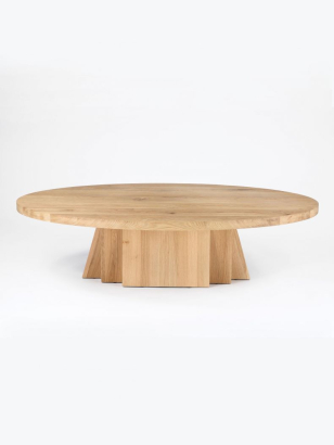 Low Oval Coffee Table