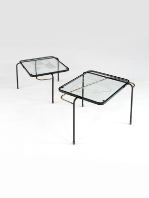 Pair of Nesting Tables by Mathieu Mategot