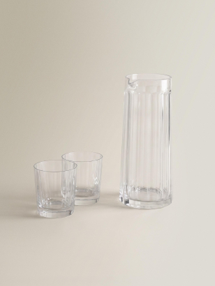 Water Jug & Glasses