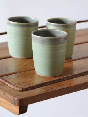 Ceramic Mug in Moss Green
