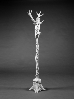 Totemic Sculpture attributed to Janine Janet