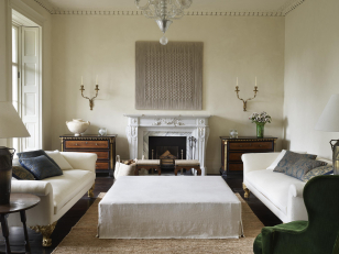 Heavy Weight Linen in Daisy