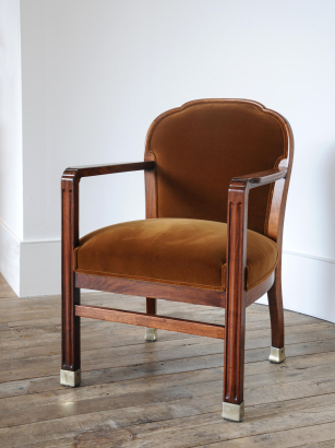 Cotton Velvet in Gingerbread