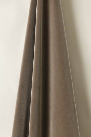 Cotton Velvet in Bear