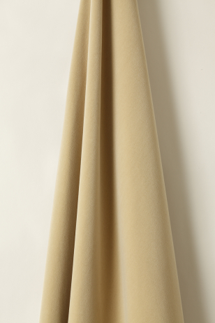 Cotton Velvet in Monkey Nut
